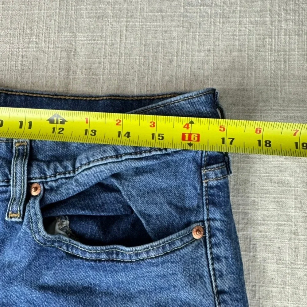 Levi's 511 Slim Fit Jeans Mens 34x30 Medium Wash Blue Good Denim Straight Leg